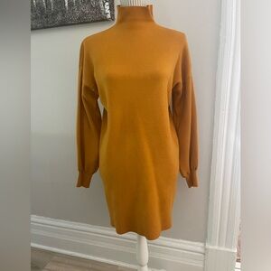 Mustard Sweater Dress